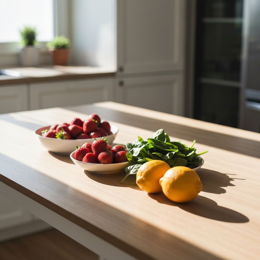 Alltägliche Ernährungsszene